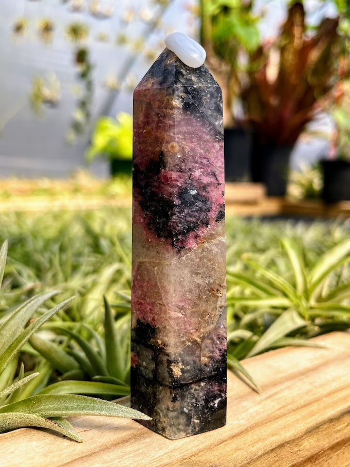 Rhodonite Crystal Point