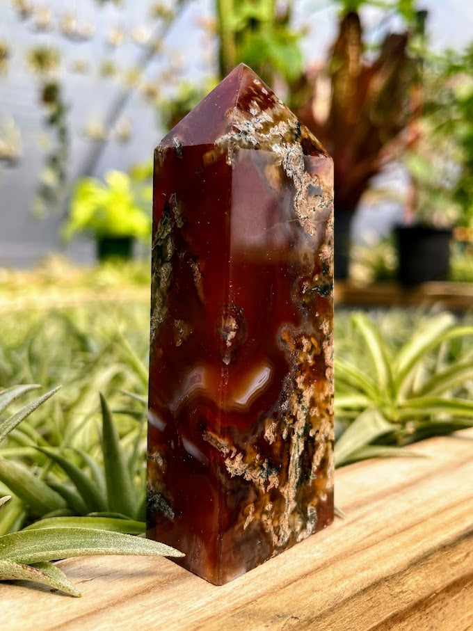 Carnelian Crystal Point