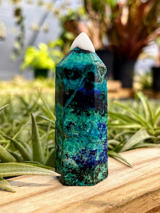Chrysocolla Crystal Point