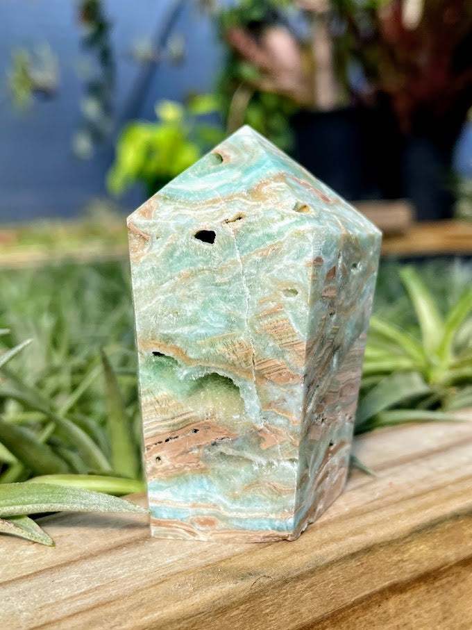 Caribbean Calcite Crystal Point