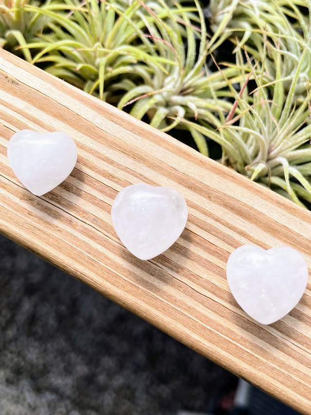 Clear Quartz Crystal Heart