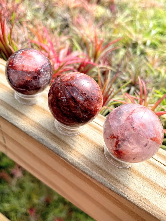 Fire Quartz Mini Sphere