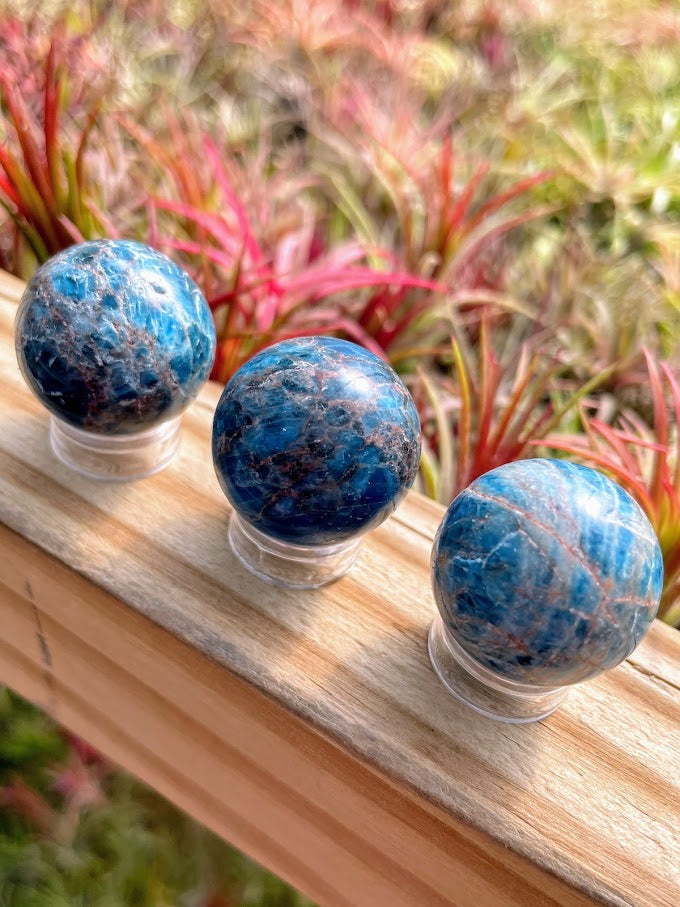 Blue Apatite Mini Sphere