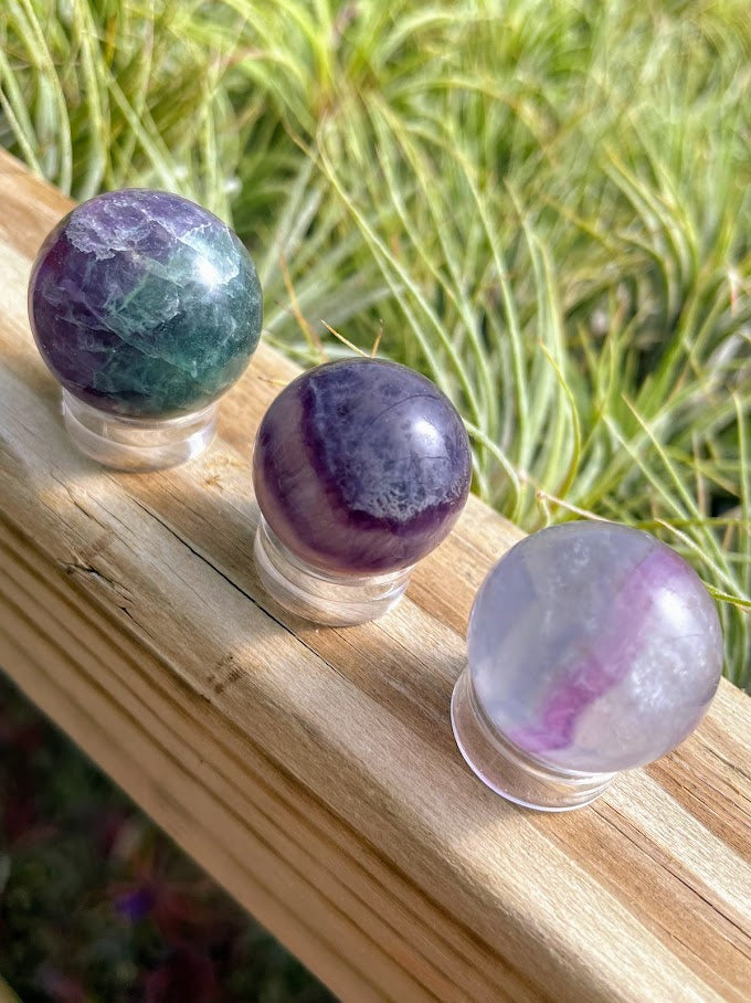 Purple Fluorite Mini Sphere