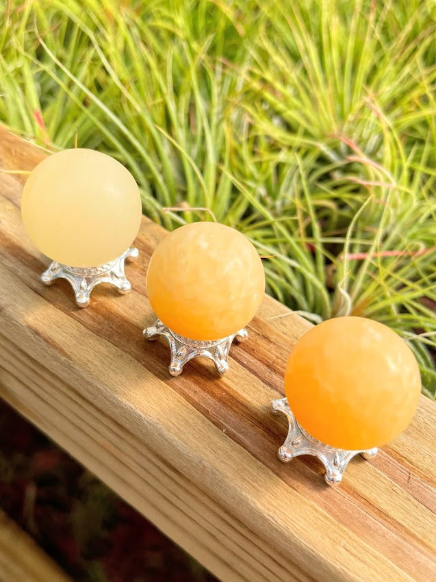 Honey Calcite Mini Sphere