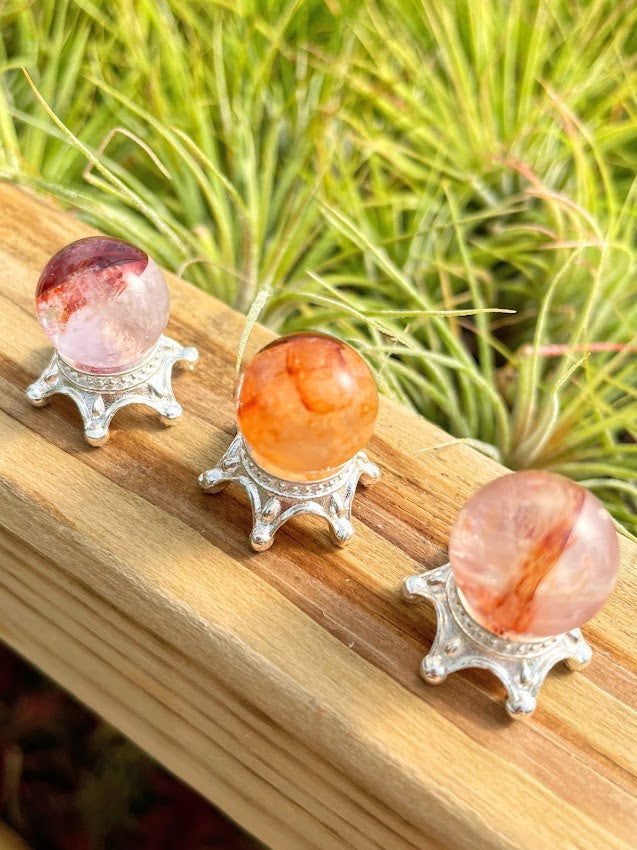 Fire Quartz Mini Sphere
