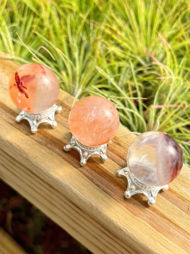 Fire Quartz Mini Sphere