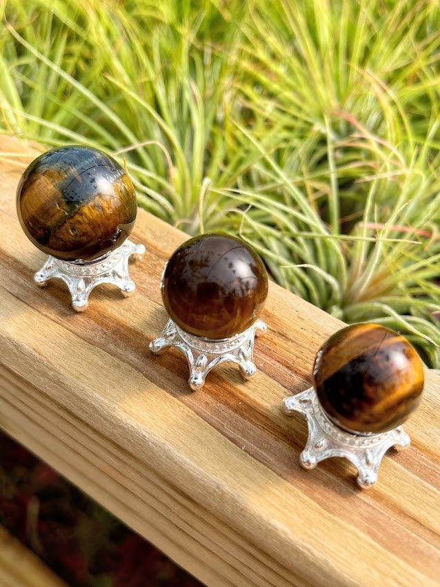 Tiger's Eye Mini Sphere