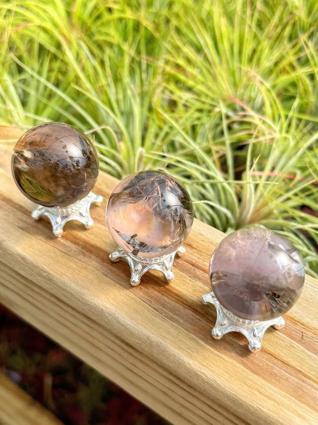 Rainbow Smokey Quartz Mini Sphere