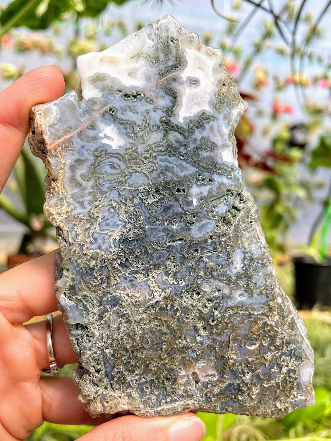 WYSIWYG- Moss Agate Slab