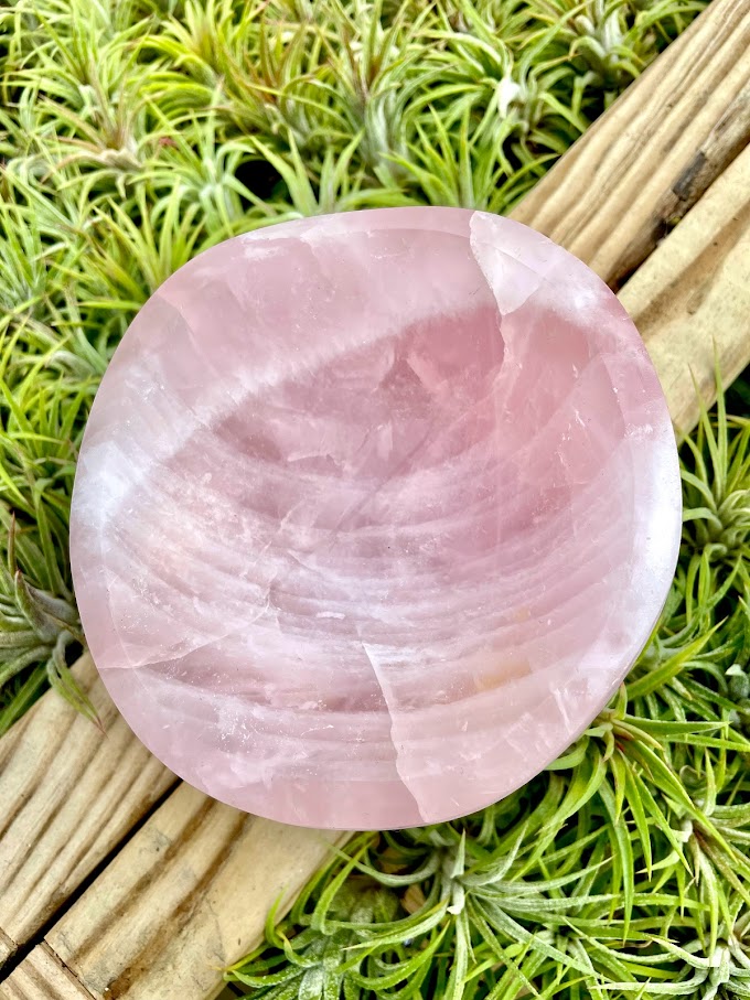 Rose Quartz Crystal Bowl