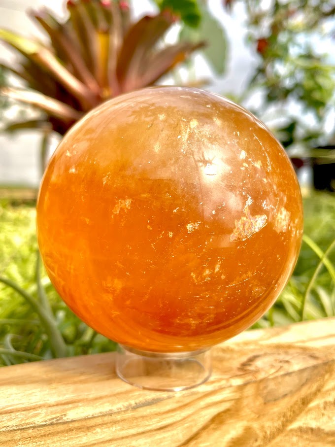 WYSIWYG- Honey Calcite Sphere