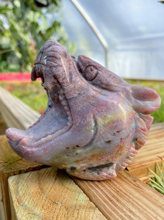 WYSIWYG- Ocean Jasper Tiger's Head