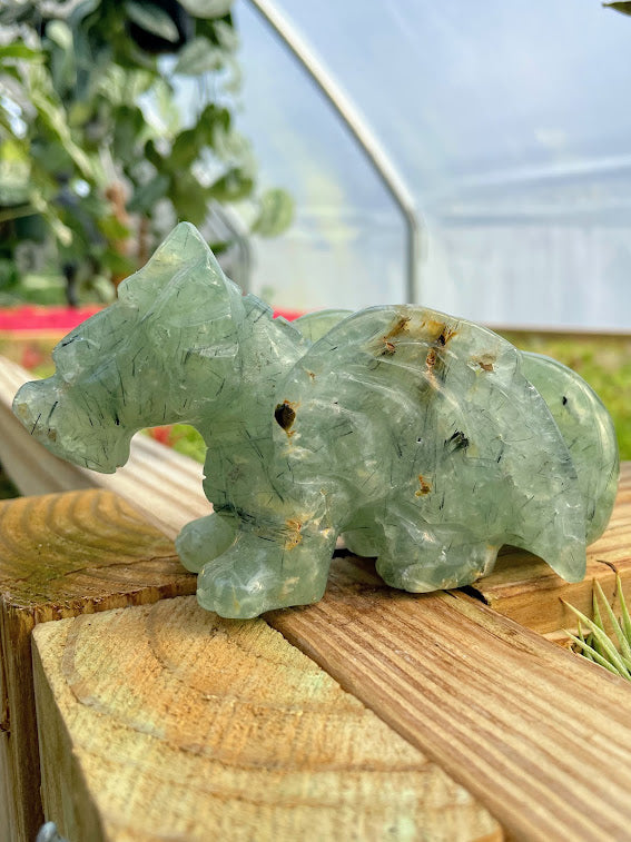 WYSIWYG- Prehnite Dragon