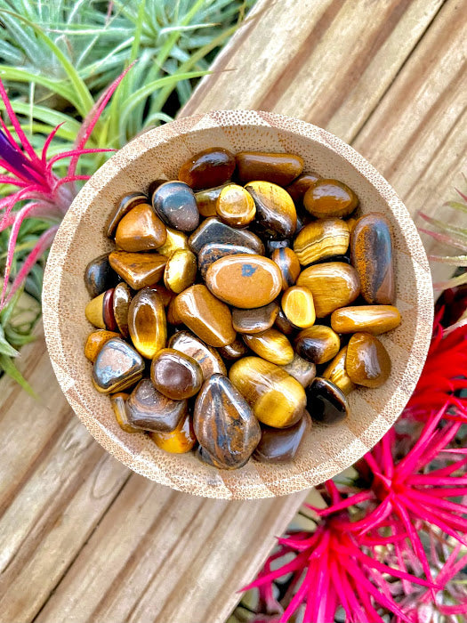 Tiger's Eye Crystal Chips 1/4 cup (3oz)