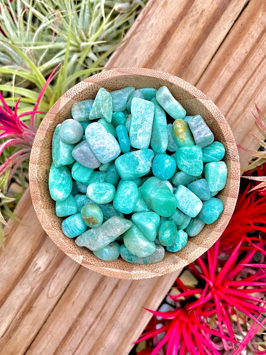 Amazonite Crystal Chips 1/4 cup (3oz)