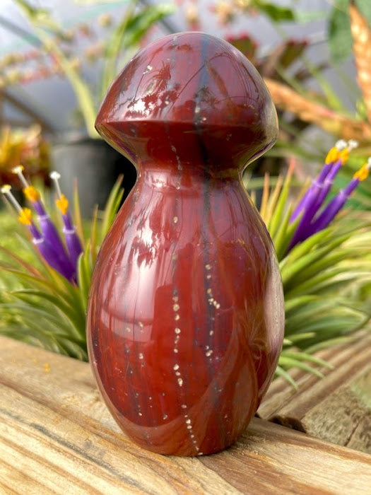 WYSIWYG- Red Jasper Mushroom