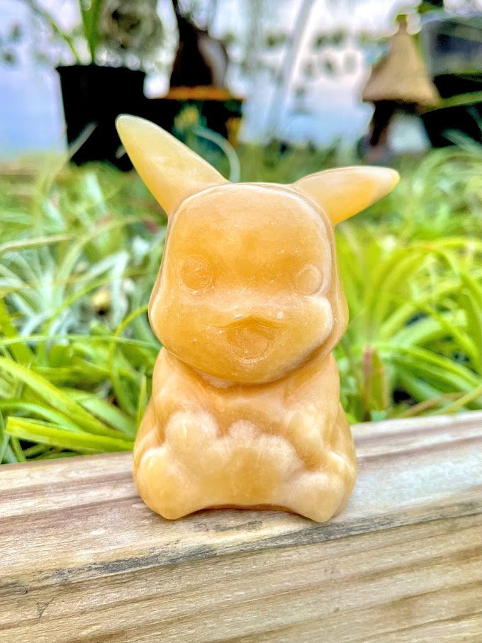 Orange Calcite Pikachu