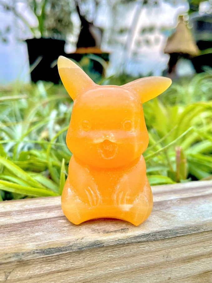 Orange Calcite Pikachu