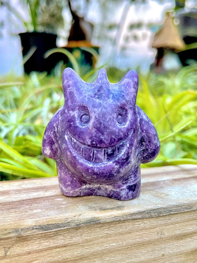 Lepidolite Gengar